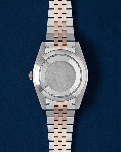 Two Tone Rose Gold Rolex Datejust 41 Chocolate 126331 | Grand Caliber Dallas, Texas