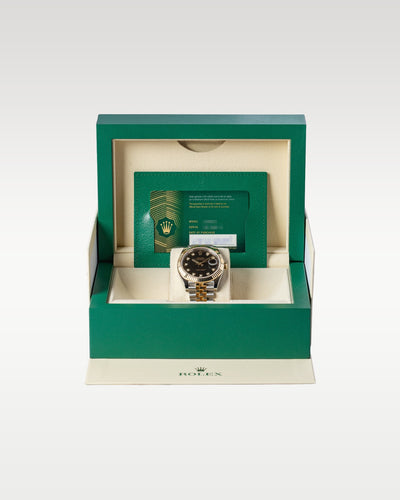 Black Diamond Rolex Datejust 41 126333 | Grand Caliber Watches