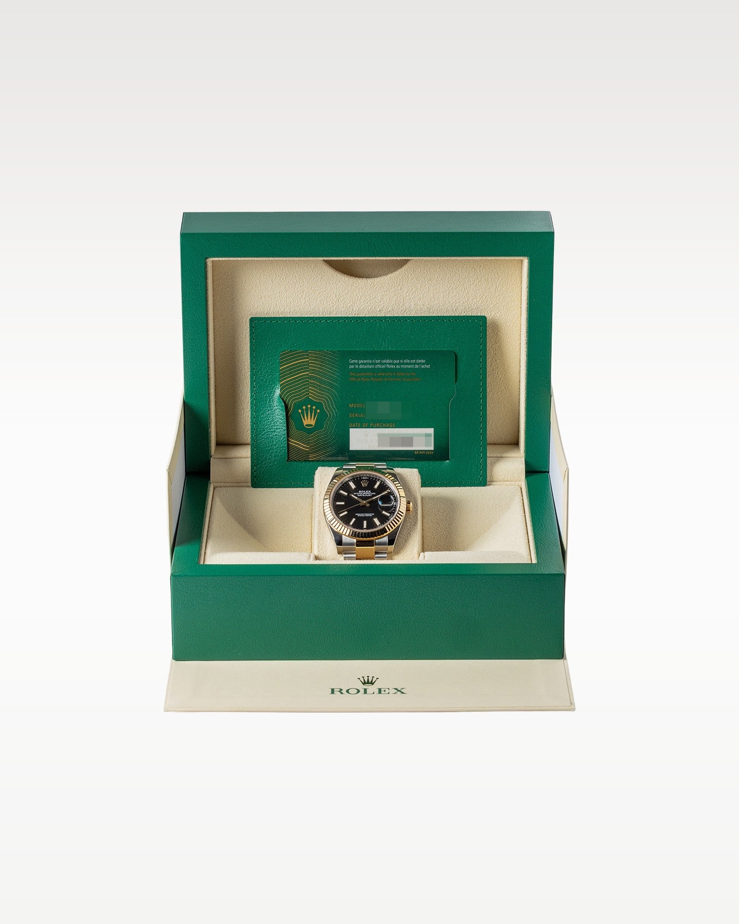 Steel & Gold Rolex Datejust 41 Black Index 126333 – Grand Caliber
