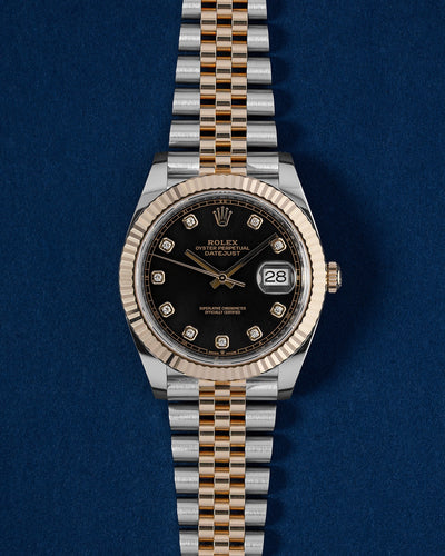 Black Diamond Rolex Datejust 41 126333 | Grand Caliber Watches