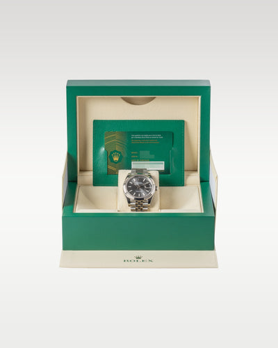 Dark Rhodium Rolex Datejust 41 126334 | Grand caliber watches USA