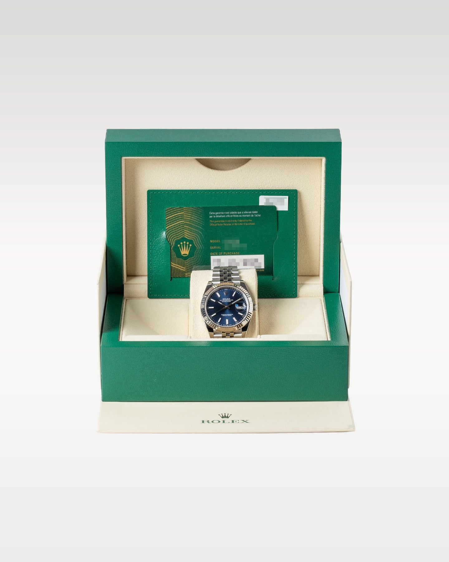 Blue Index Rolex Datejust 41 126334 | Grand Caliber Watches for Men