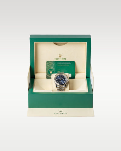 blue dial Rolex Datejust 41 126334 | Grand Caliber Watches Texas