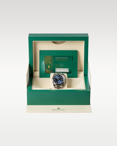 blue index dial Rolex Datejust 41 126334 | Grand Caliber Watches Dallas