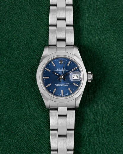 Blue dial Rolex Datejust 26 69173 | Grand Caliber Watches