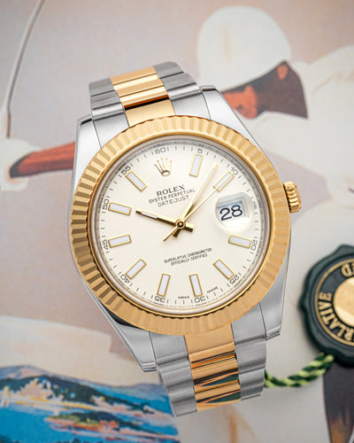 Two Tone 2014 Rolex Datejust II 116333 | Grand Caliber Dallas, TX