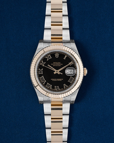 Black Roman Rolex Datejust II 116333 | Grand Caliber DFW, TX