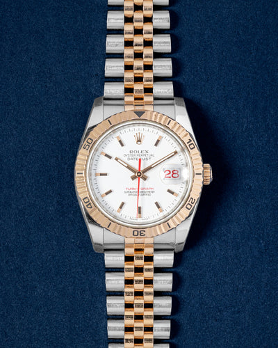2006 Everose Rolesor Rolex Datejust Turn O Graph 116261 Watch | Grand Caliber