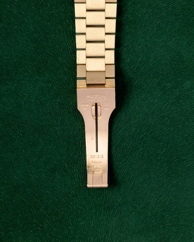 Yellow Gold Rolex Day Date 18038 Champagne Lemon Diamond Watch
