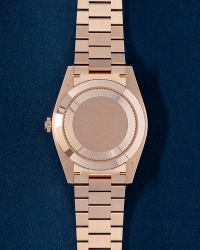 Rolex Day-Date Rose Baguette 228235