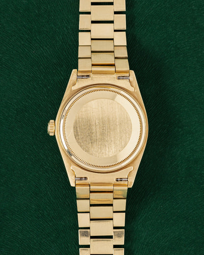 Blue Vintage Rolex Day-Date 36 18038 | Grand Caliber Watches