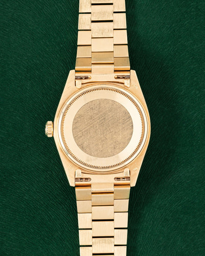 1978 Rolex Day-Date 36 Champagne Stick Dial 18038 | Grand Caliber Texas