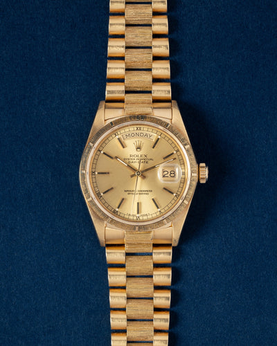 1985 Rolex Day-Date 36 18078 | Vintage Gold Watches at Grand Caliber USA