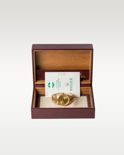 1985 Rolex Day-Date 36 18078 | Vintage Gold Watches at Grand Caliber USA