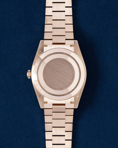 Chocolate Motif Rose Gold Rolex Day-Date 40 228235 | Grand Caliber Watches