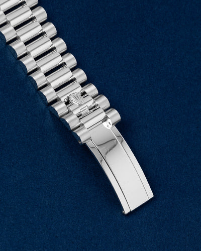 New Ice Blue Baguette Diamond Rolex Day-Date 228236 | Grand Caliber DFW, TX