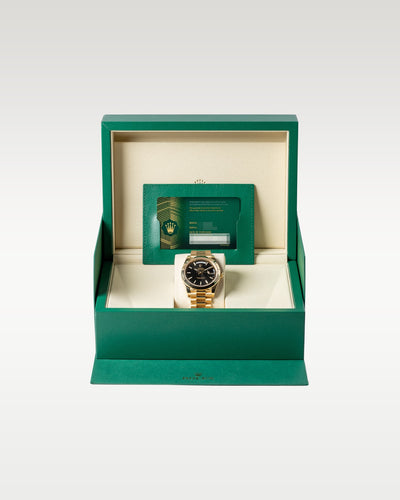 New Gold Rolex Day-Date 40 228238 | Mens Watches at Grand Caliber Dallas