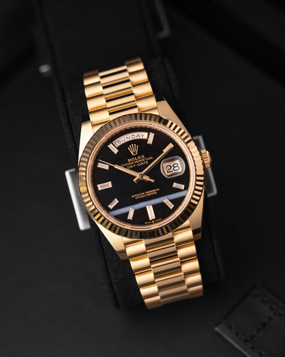Onyx Rolex Day-Date 40 228238 | Grand Caliber USA