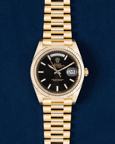 New Gold Rolex Day-Date 40 228238 | Mens Watches at Grand Caliber Dallas