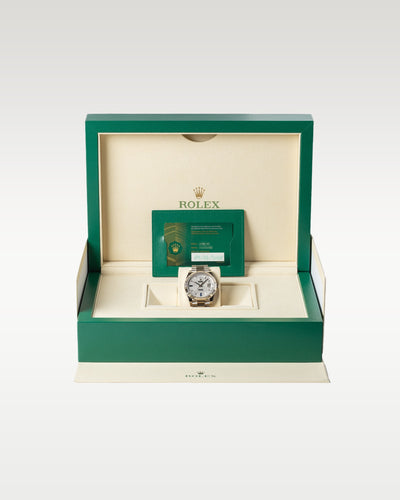 White Gold Rolex Day-Date 40 Pavé Diamond Dial 228239 | Grand Caliber TX