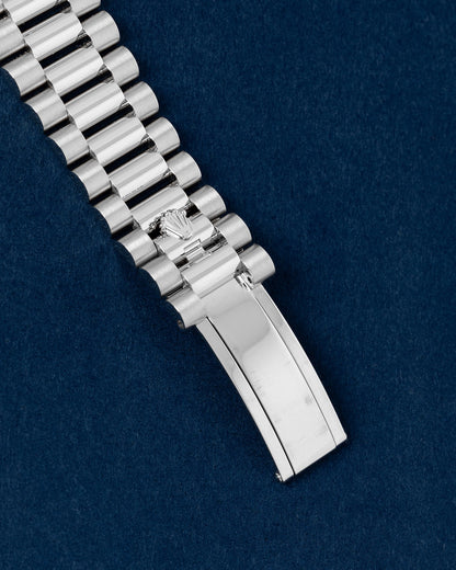 White Gold Rolex Day-Date 40 Pavé Diamond Dial 228239 | Grand Caliber TX