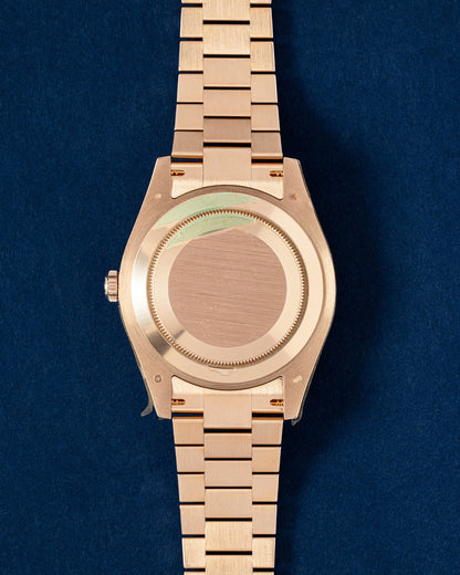 Rose Gold Sundust diamond dialRolex Day-Date II 218235 | Grand Caliber