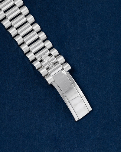 Rolex Day-Date Ice Blue 228206 Arabic Dial Presidential at Grand Caliber | Dallas Watch Store 