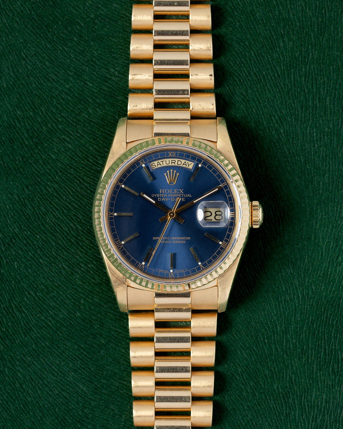 Blue Rolex Day-Date 18238 | Grand Caliber Dallas, Texas