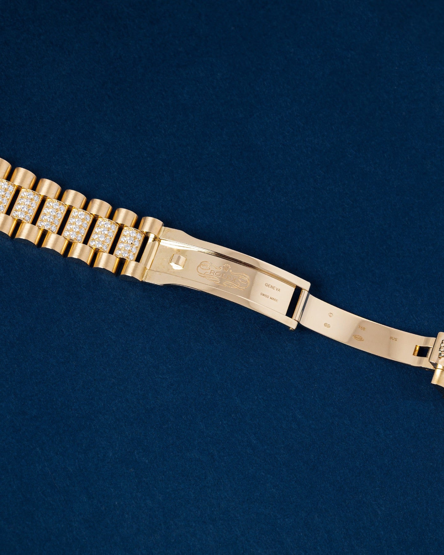 Yellow Gold Iced Rolex Day-Date 36 118388 | Grand Caliber Watches