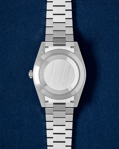 2022 Platinum Blue Rolex Day Date 228206 | Grand Caliber Dallas, TX