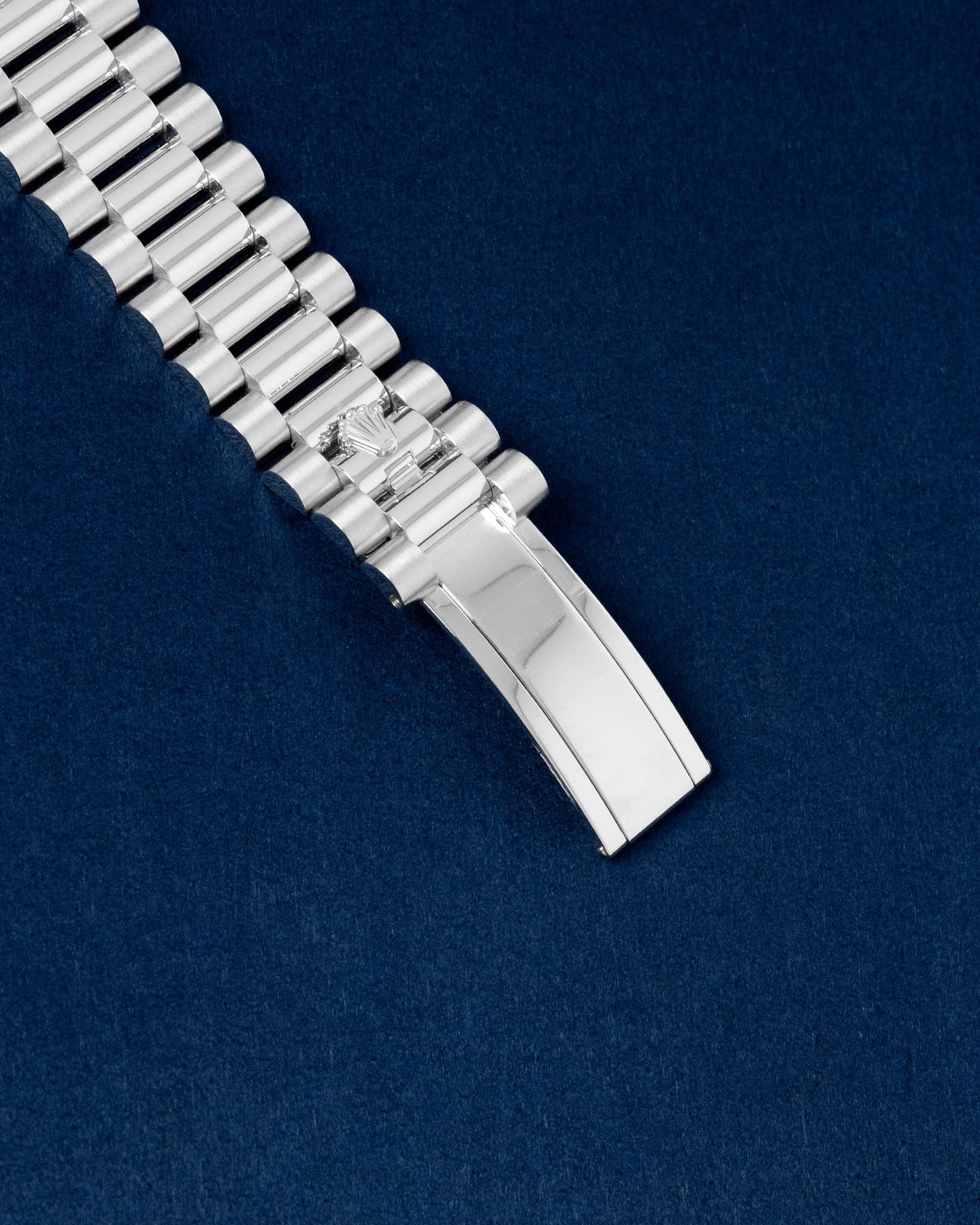 2022 Platinum Blue Rolex Day Date 228206 | Grand Caliber Dallas, TX