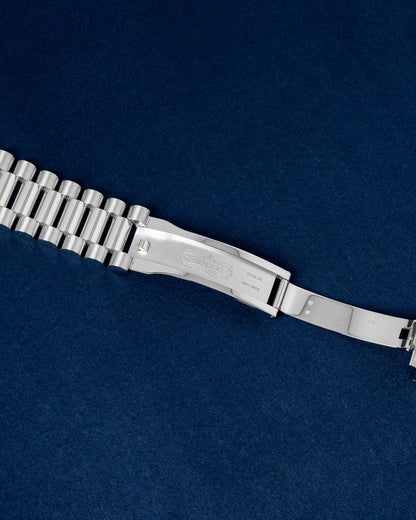 2022 Platinum Blue Rolex Day Date 228206 | Grand Caliber Dallas, TX