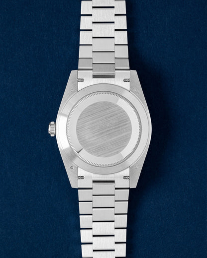 Platinum Blue Ombré Rolex Day Date 228236 | Grand Caliber Watches