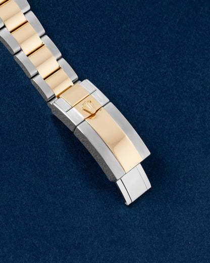 black dial two tone Rolex Daytona 116503 | grand caliber watches texas