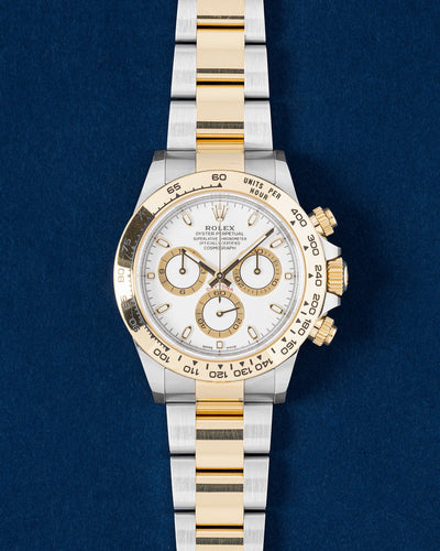 Two Tone white dial Rolex Daytona 116503 | Grand Caliber Watches USA