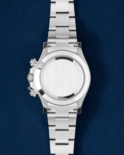 white gold blue dial Rolex Daytona 116509 | Grand Caliber Mens Watches Dallas