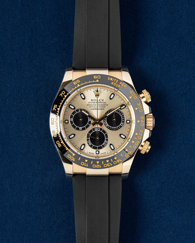Champagne Yellow Gold Rolex Daytona 116518LN | Grand Caliber DFW, Texas