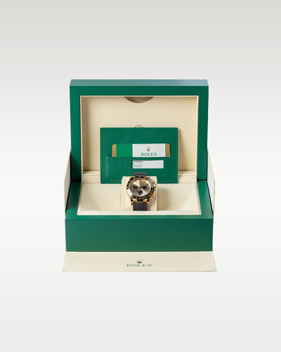 Champagne Yellow Gold Rolex Daytona 116518LN | Grand Caliber DFW, Texas