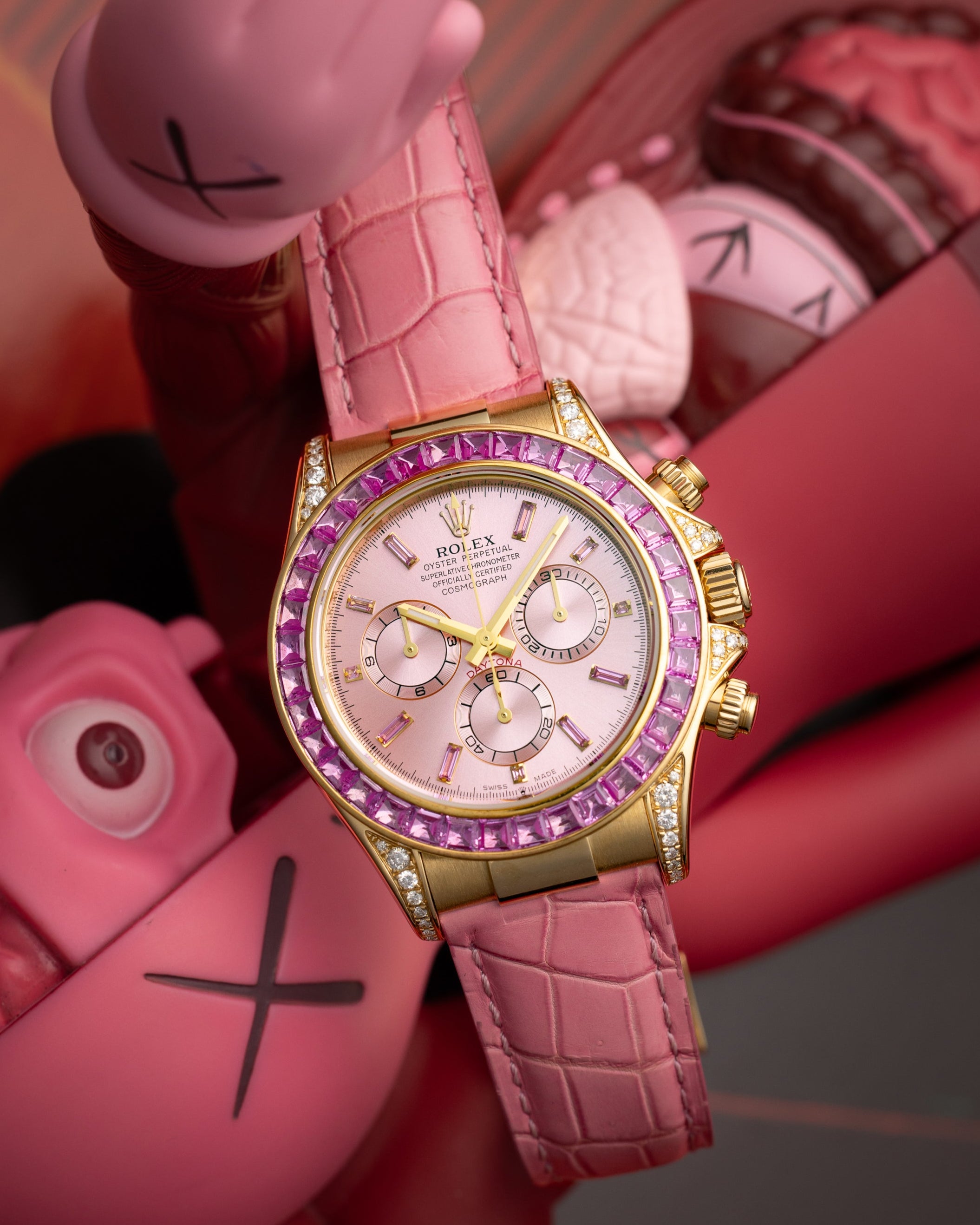 Rolex Daytona 116518 AM Pink Diamond | DFW Rolex – Grand Caliber