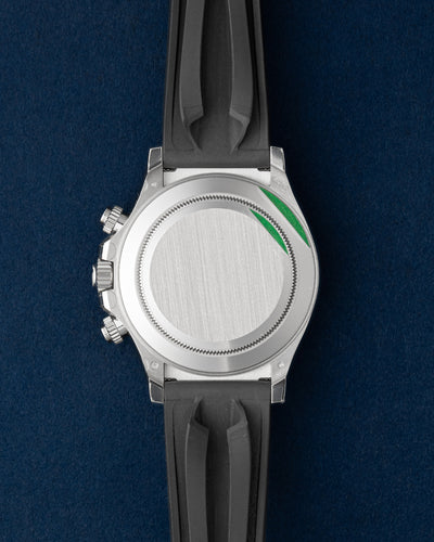 40mm White Gold Rolex Daytona Silver Dial 116519LN Watch | Grand Caliber