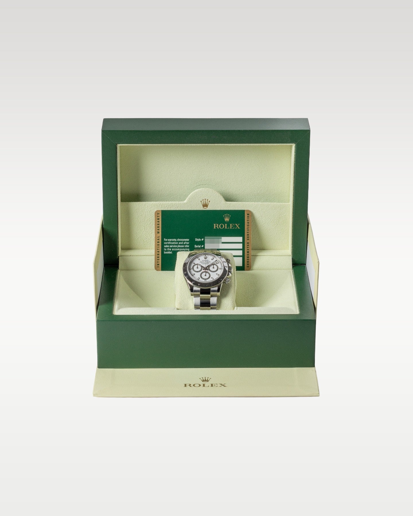 2009 White Dial Rolex Daytona 116520 | Grand Caliber Men's Watches TX