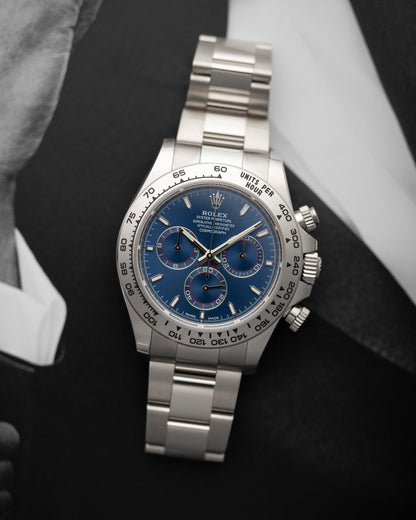 White Gold Rolex Daytona 126509 | Grand Caliber Watches DFW