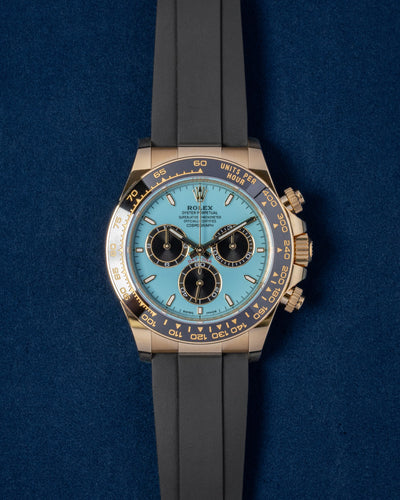 New Turquoise Rolex Daytona 126518LN | Grand Caliber Dallas, Texas