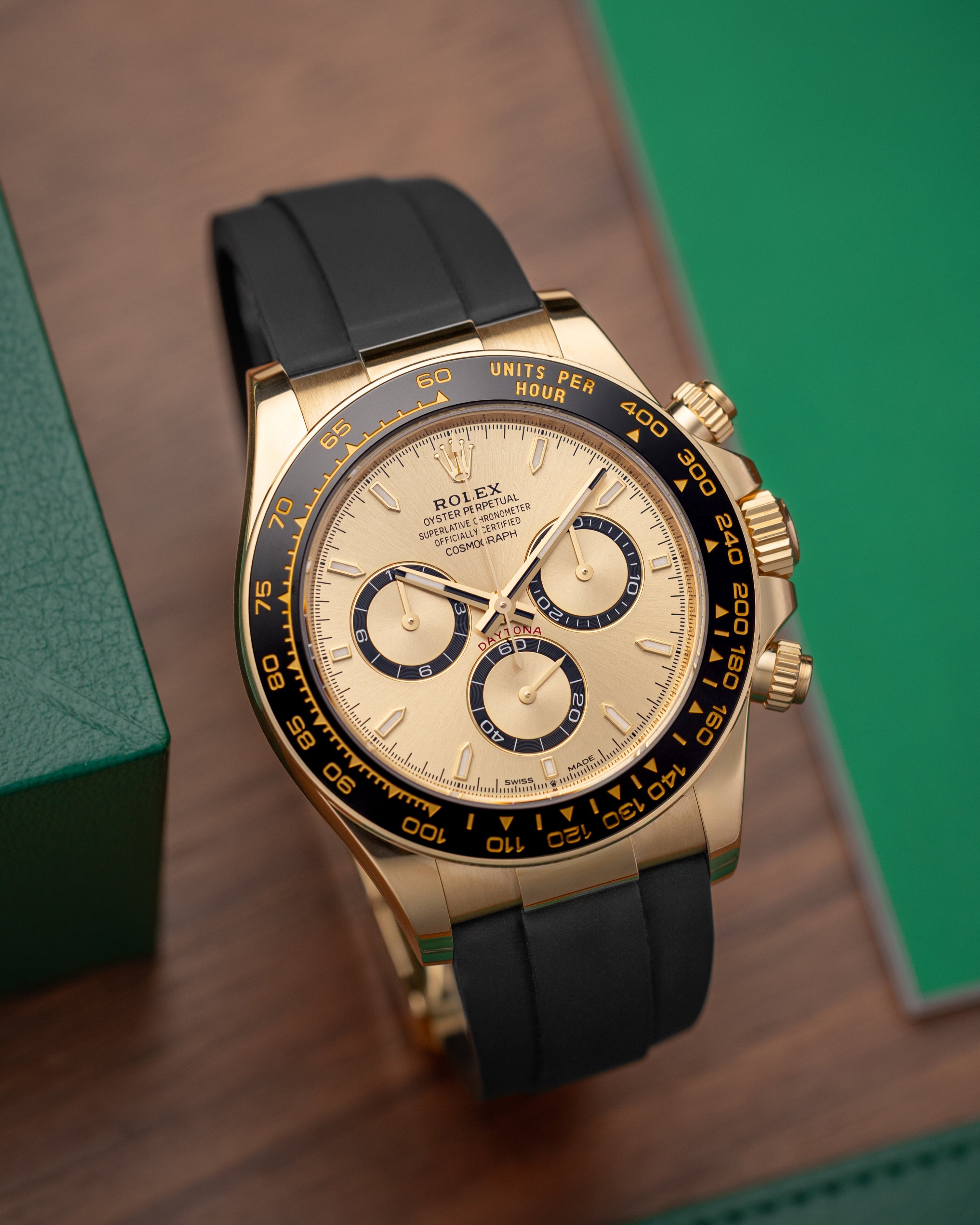 Yellow Gold Champagne Rolex Daytona 126518LN | Grand Caliber DFW Texas