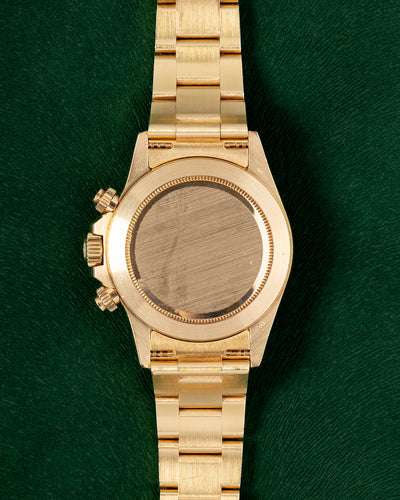 Yellow Gold White Dial Rolex Daytona 16528 Watch | Grand Caliber Dallas