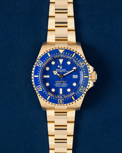 yellow gold Rolex Deepsea 136668LB | Grand Caliber Mens Watches Dallas