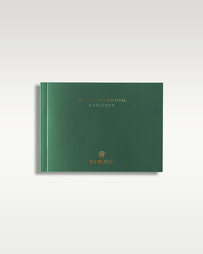 Official green Rolex Oyster Perpetual Explorer owners user guide and tool watch operating instruction manual booklet