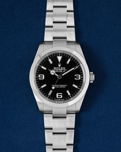 2025 black dial Rolex Explorer 224270 | Grand Caliber Watches USA