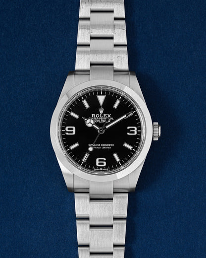 2025 black dial Rolex Explorer 224270 | Grand Caliber Watches USA