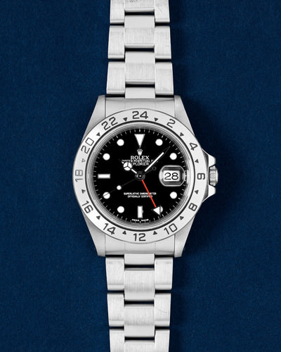 black dial 1990 Rolex Explorer II 16570 | Vintage Watches at Grand Caliber USA